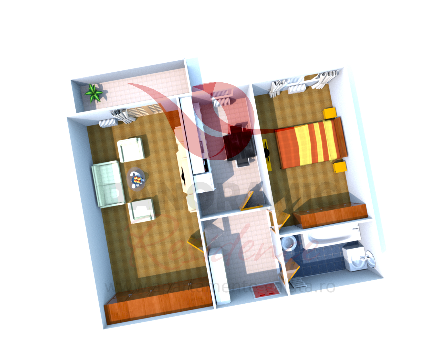 Apartament 2 camere tip B